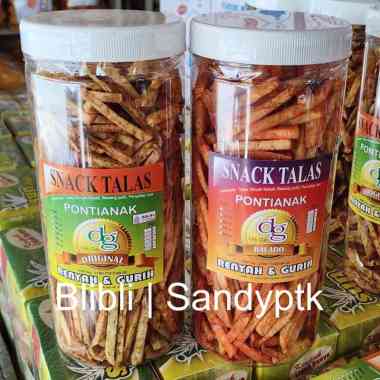 Snack Stick Talas Keladi dg DeGe Susun Toples Khas Pontianak Original