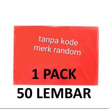 Kertas Asturo Satu Warna Dekorasi Prakarya Hias 40x60cm - 1 Pack Isi 50 Lembar TIDAK ADA KODE Biru T