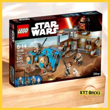 LEGO 75148 Starwars : Encounter On Jakku Mainan Block & Puzzles Blue