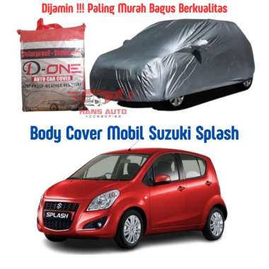 Custom Sarung Mobil Suzuki Splash / Body Cover Mobil Suzuki Splash - Silver