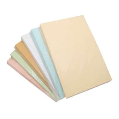 Kertas Cover Buffalo Folio Merah Coklat Hijau Biru Putih F4 Sampul Jilid - 1 Pack Isi 100 Lembar Put