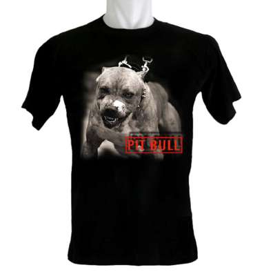 Kaoskaoscorp Baju Kaos Distro Pitbull Fighter Dog Pitbull Terror ML