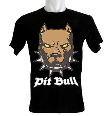 Kaoskaoscorp Baju Kaos Distro Pitbull Awesome Fighter Dog ML