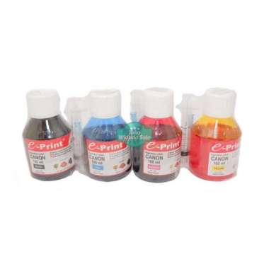 Tinta Printer ePrint Canon Hitam Merah Biru Kuning 100ml - 1 Buah Merah