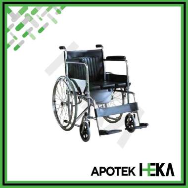Onemed Wheelchair Commode FS609C Kursi Roda Lansia 2in1 + Tempat BAB