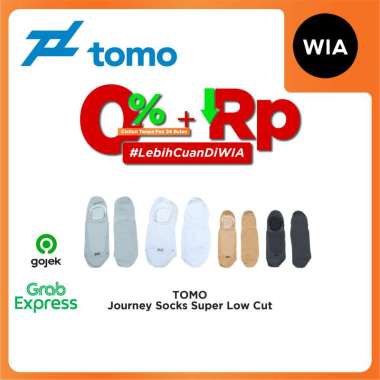 Tomo Journey Socks Super Low Kaos Kaki Olahraga Pendek White S