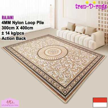 Tren-D-rugs Karpet jumbo eropa permadani motif turkey alas lantai ruang tamu 300 cm x 400 cm - NMs X