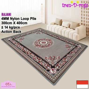 Tren-D-rugs Karpet jumbo eropa permadani motif turkey alas lantai ruang tamu 300 cm x 400 cm - NMs O