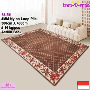 Tren-D-rugs Karpet jumbo eropa permadani motif turkey alas lantai ruang tamu 300 cm x 400 cm - NMs C