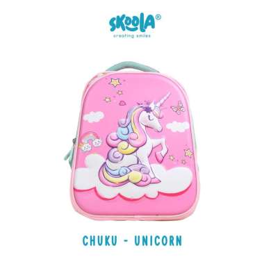 Skoola Tas Sekolah Anak Perempuan TK SD Ransel Unicorn Mermaid - Chuku UNICORN