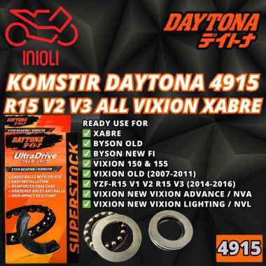 KOMSTIR DAYTONA 4915 YZF-R15 V1 V2 V3 VIXION OLD NEW FI VIXION NVA NVL VIXION 150 155 XABRE BYSON OL