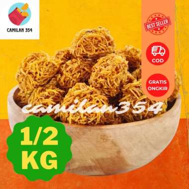 [500GRAM] Carang Mas Ubi Madu Manis - 1/2kg / Kremesan Walangan Grubi Lapis Gula Legit Renyah / Snac