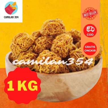 [KILOAN] Carang Mas Ubi Madu Manis - 1kg / Kremesan Walangan Grubi Lapis Gula Legit Renyah / Snack K