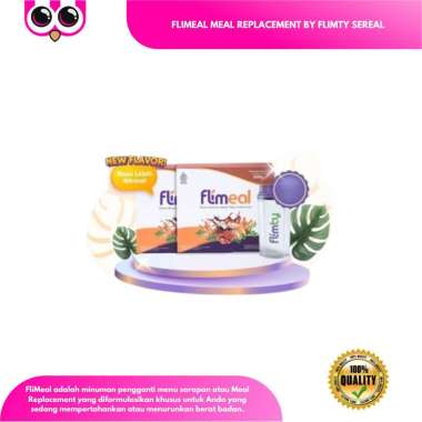 FLIMEAL BY FLIMTY SEREAL MINUMAN PENGGANTI MAKANAN DRINK SUPLEMEN MEAL REPLACEMENT FLIMEAL VANILA