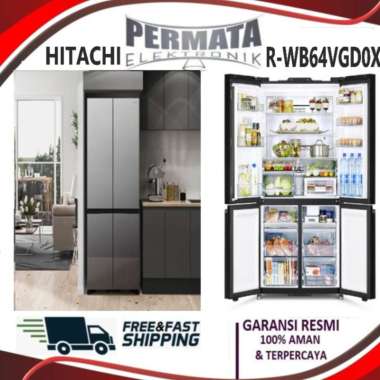 Hitachi RWB64VGD0X MIR 569 Liter Refrigertor R-WB64VGD0X MIR
