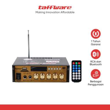Taffware BT-198E Amplifier Bluetooth HiFi dengan Kontrol Jarak Jauh