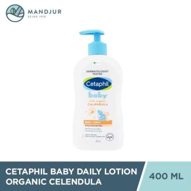 Cetaphil Baby Daily Lotion with Organic Calendula 400 mL - Lotion Pelembab Kulit Bayi