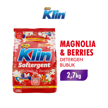 Soklin Softergent Magnolia Berries Detergen 2700 g