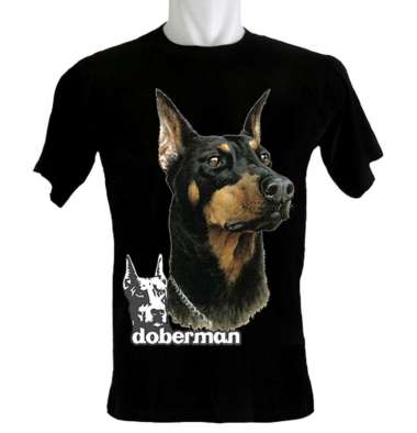 Kaoskaoscorp Baju Kaos Distro Doberman Awesome Dog S