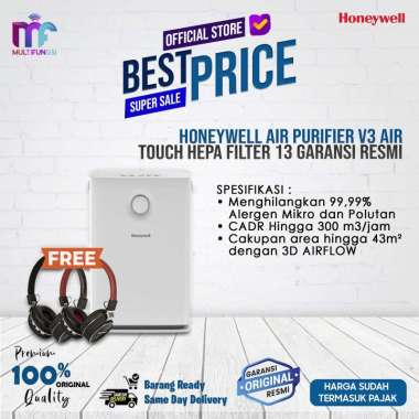 Honeywell Air Purifier V3 Air Touch Hepa Filter 13 Garansi Resmi Air Purifier