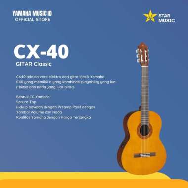 Yamaha CX40 Gitar Akustik Elektrik