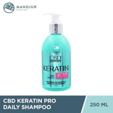 CBD Keratin Pro Daily Shampoo 250 mL - Shampoo Keratin Perawatan Rambut