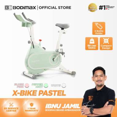 BODIMAX COMPACT BIKE / SEPEDA STATIS / SPINNING BIKE / ALAT GYM / FITNESS BLUSH PINK