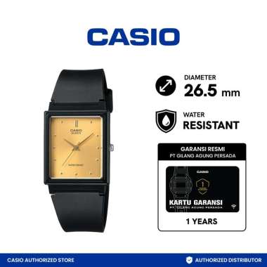Casio Standart MQ-38-9ADF Jam Tangan Unisex - Hitam Emas Black/ Gold