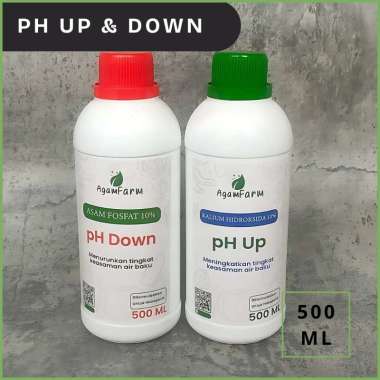 PH UP dan PH Down Kemasan 500ml Khusus Hidroponik