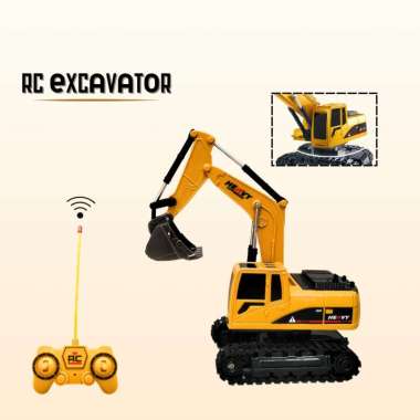 Mainan Truck Kontruksi RC Escavator Mobil Eskavator