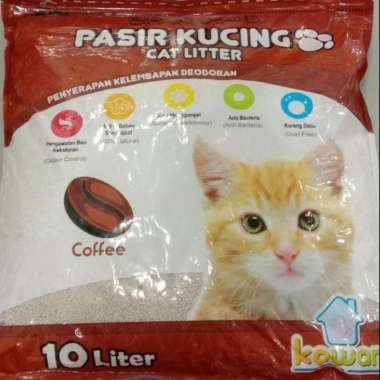 Pasir Kucing KAWAN Cat Litter 5 Liter LAVENDER Gumpal Wangi KOPI