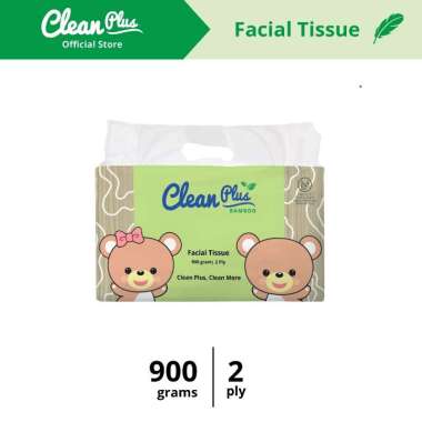 Clean Plus Bamboo Facial Tissue [900 Gram]