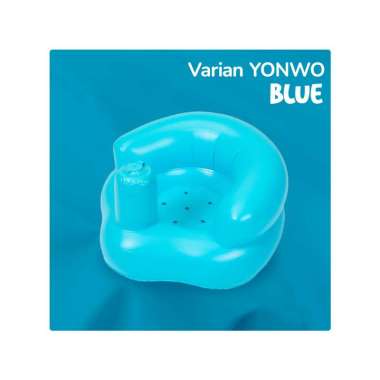 Goto Chicko Baby Chair Kursi Makan Sofa Angin Belajar Duduk Bayi YW99 BLUE