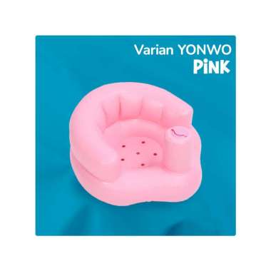 Goto Chicko Baby Chair Kursi Makan Sofa Angin Belajar Duduk Bayi YW99 PINK