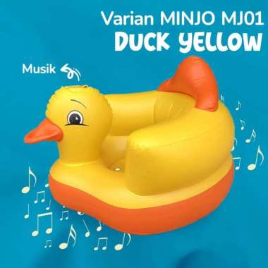 Goto Chicko Baby Chair Kursi Makan Sofa Angin Belajar Duduk Bayi MJ01 DK YELLOW