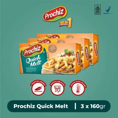Keju PROCHIZ Quick Melt 160 gr Triple Pack