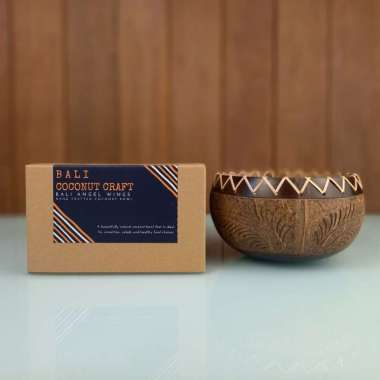 mangkok batok kelapa tempat buah salad mangkok ukiran batok kelapa