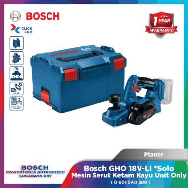 Mesin Serut Ketam Bosch GHO 18 V-LI (Unit Only) Cordless Planer
