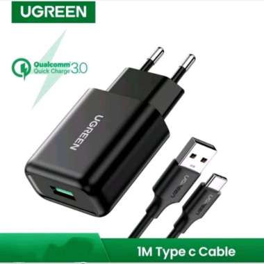 ugreen adapter cas fast qc charger 3.0 USB 18w kabel micro usb type c cas + type C