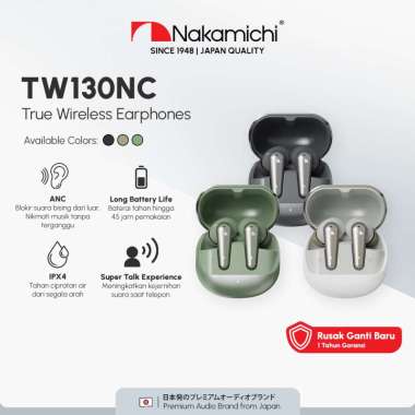 Nakamichi TW130NC True Wireless Earphone Bluetooth Earphone Green