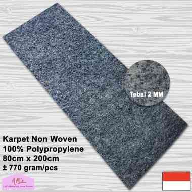 Miralon Karpet polos bludru non woven alas duduk masjid mushola pameran wedding 80 cm x 200 cm - NMs