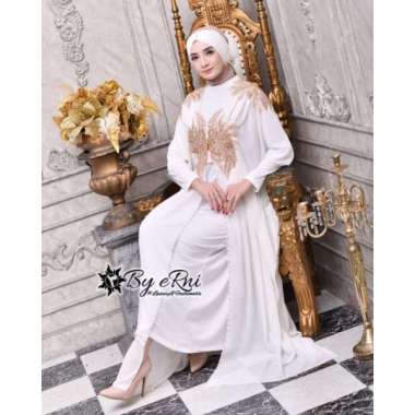 kaftan ayna baju gamis kaftan wanita remaja muslim terbaru 2021 kekinian termurah mewah original ele