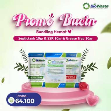 PROMO Kebutuhan Pembersih Rumah Tangga Biowaste Septic Tank Grease Trap Surface Stain Remover 10gr