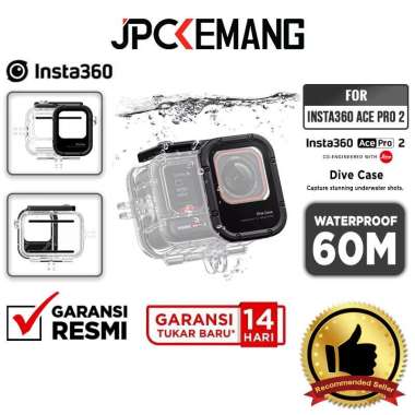 JPC KEMANG Insta360 ACE PRO 2 / ACE PRO DIVE CASE Insta 360 Underwater Waterproof Housing GARANSI RE