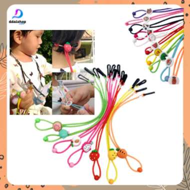 strap mask tali masker kalung anak gantungan masker leher tali lanyard masker hijab motif lucu / kon