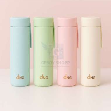 DNG Botol Minum Kaca Colorful 300ml β Estetik & Unik BAKC30 PINK