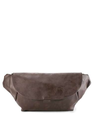 Urban State - Distressed Leather Rogue Belt Bag - Dark Brown