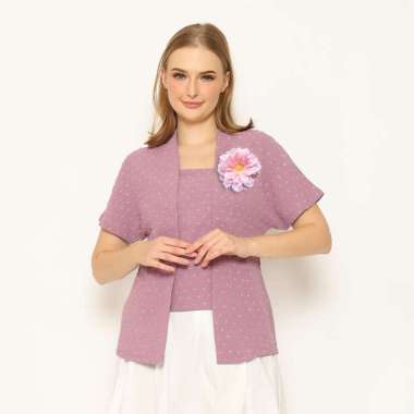 Blouse Wanita - Bhatara Batik Yasmine 5707 Light Purple S-M