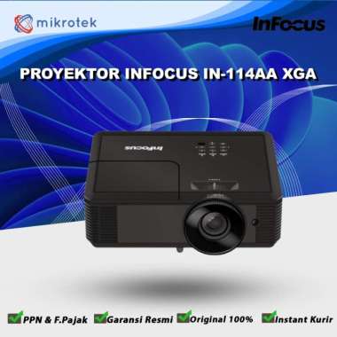 PROYEKTOR INFOCUS IN114AA IN-114AA XGA Penganti IN114XV 3800LUMENS
