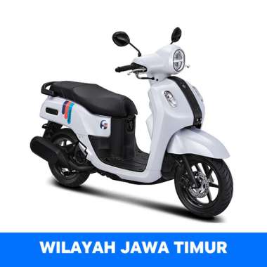 Yamaha Fazzio Hybrid Neo Sepeda Motor [OTR Jawa Timur] White Surabaya